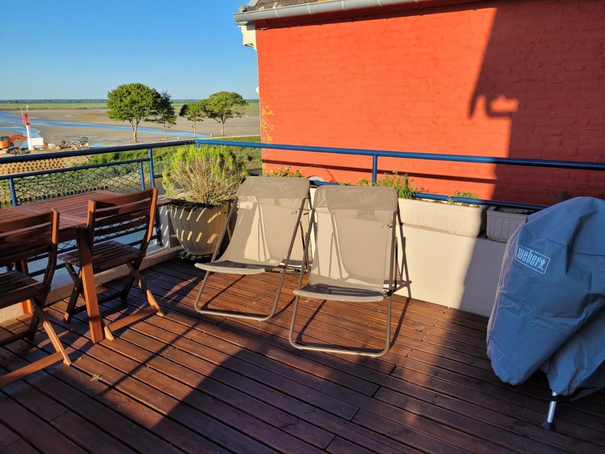 Vue Et Terrasse Panoramique Sur La Baie De Somme Διαμέρισμα Saint-Valery-sur-Somme Εξωτερικό φωτογραφία